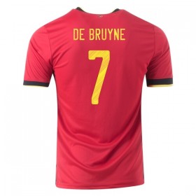 Billige Fotballdrakter Belgia Kevin De Bruyne 7 Hjemmedraktsett Euro 2020 Kortermet